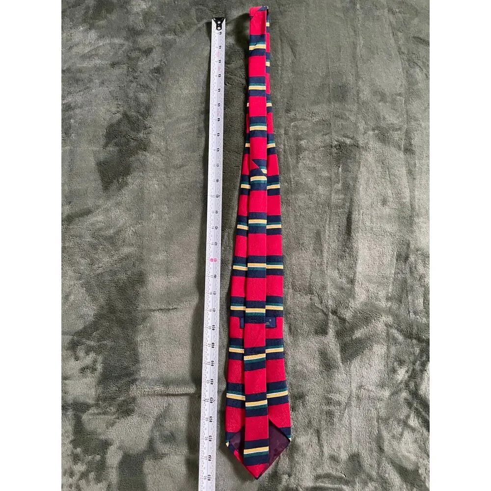 Oscar De La Renta Striped Tie 100% Silk BELK